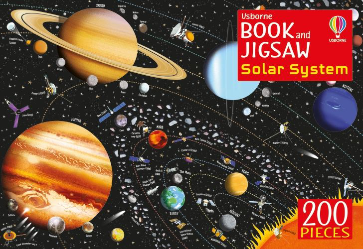 Usborne Book and Jigsaw: The Solar System